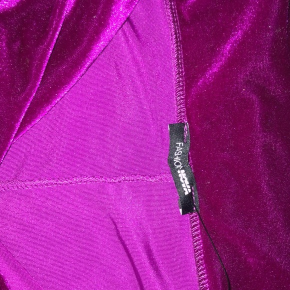 Fashion Nova Purple Velvet Dress - Picture 5 of 5